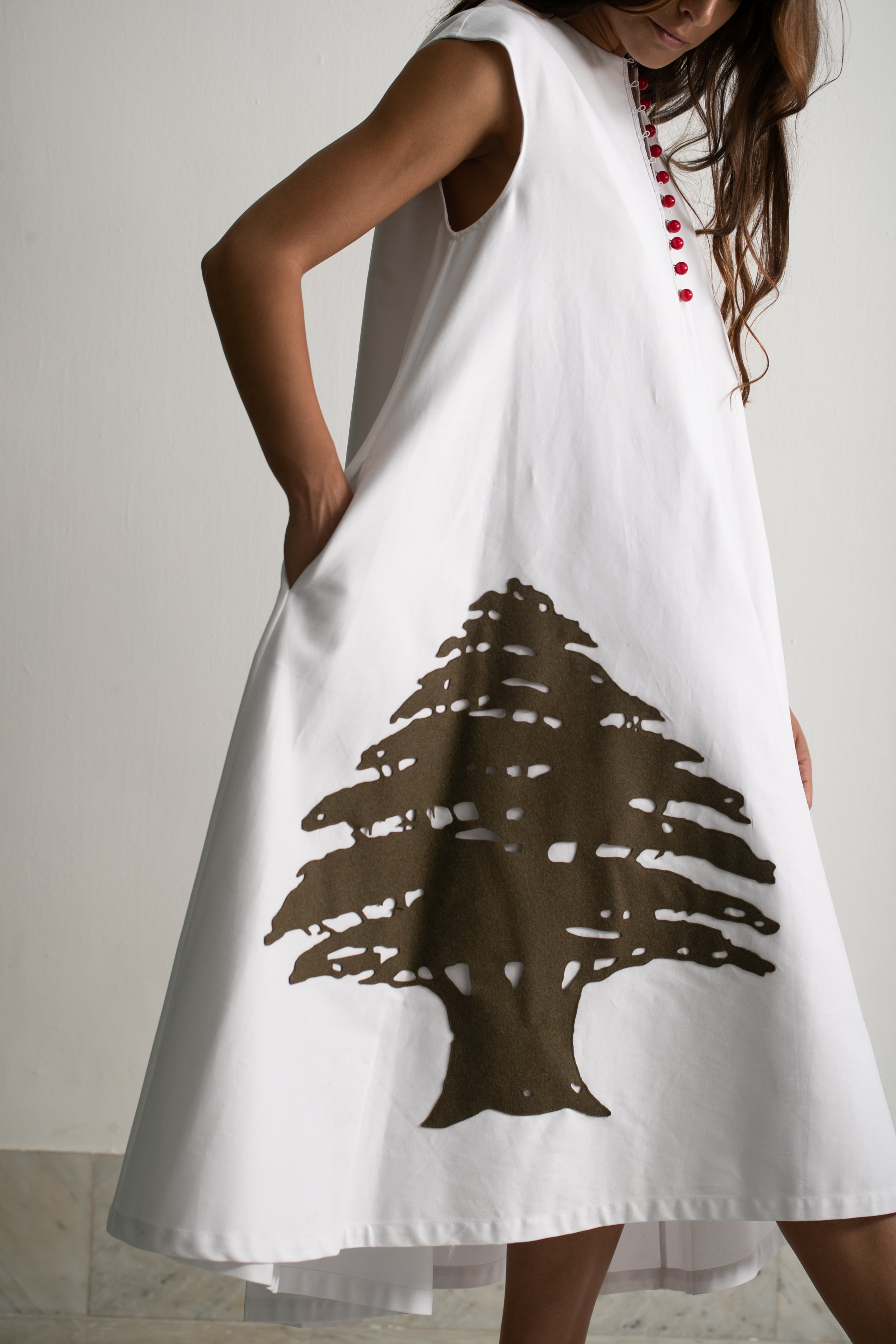 Cedar White Dress